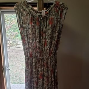 Floral print dress